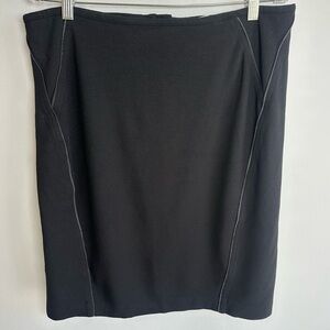 Chico's Classic Black Slimming Pencil Skirt Size 2 = Large